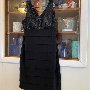 Black cocktail dress